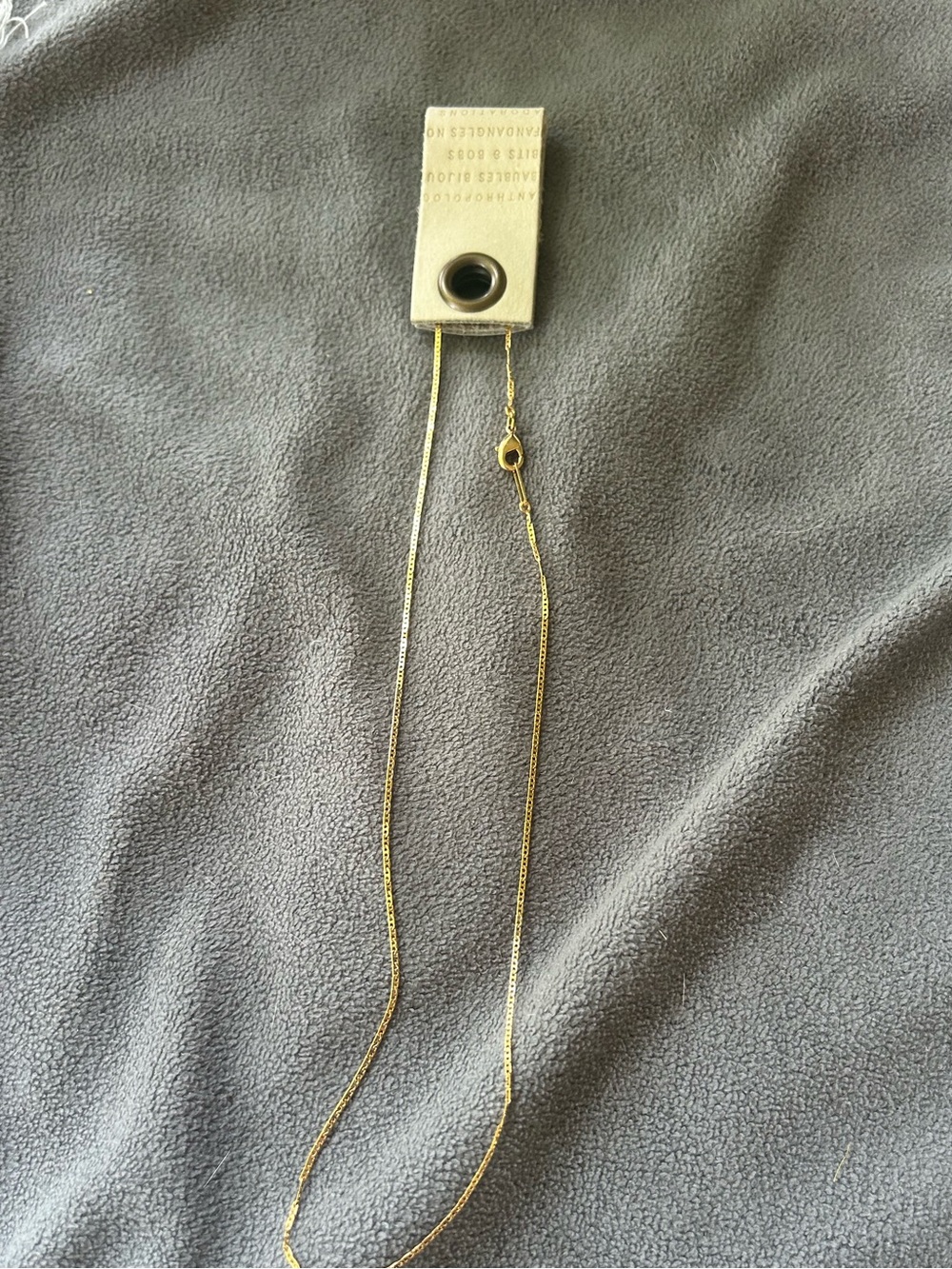Anthropologie Delicate Gold Chain Necklace